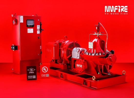 5000 GPM Pompa elettrica antincendio Set di pompe antincendio a cassa divisa