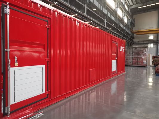 1500 GPM Assetto pompa antincendio a cassa orizzontale 1E1D1J NFPA 20 Sala pompa contenitorizzata