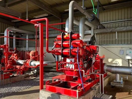 3000GPM Motore diesel pompa set cassa a sfondo pompa antincendio set UL elencato e FM approvato