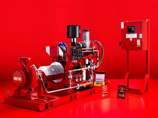 38KW UL Listed Motore Diesel Azionato Pompe di fuoco e acqua Pompa di aspirazione terminale
