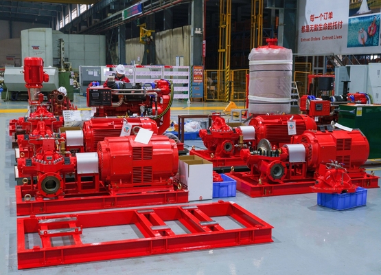 Acqua dolce/Acqua di mare UL FM Diesel Pompa antincendio Potenza in standby 29kw-772kw per la protezione antincendio 3500GPM