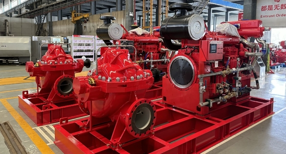 NFPA 20 Pompe standard antincendio per soppressione superiore del fuoco 110-284PSI 4500GPM