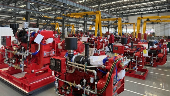 Pompa antincendio a cassa divisa da 6500 GPM azionata da motore diesel per la sicurezza antincendio industriale