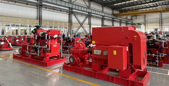 SCF200-150-640 Pompa antincendio a motore diesel. 3000 GPM, certificata UL/FM.