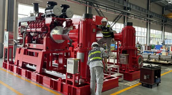 250VTP950-38 Pompa antincendio a turbina verticale a motore diesel UL/FM certificata, 232 ‰ 731 CV 3000 GPM