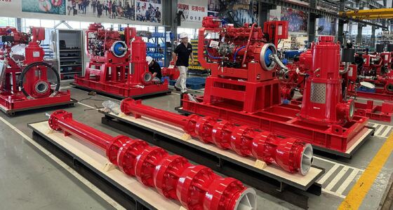 150VTP230-20 Pompa antincendio a turbina verticale a motore diesel. 1000 GPM, certificata UL/FM.