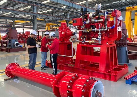 UL/FM 300GPM 1480/1760RPM 2-12 Stage Vertical Turbine Fire Pump NFPA20 Certified