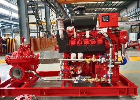 2500 GPM @ 10 Bar UL/FM Motore Diesel Split Case Fire Pump