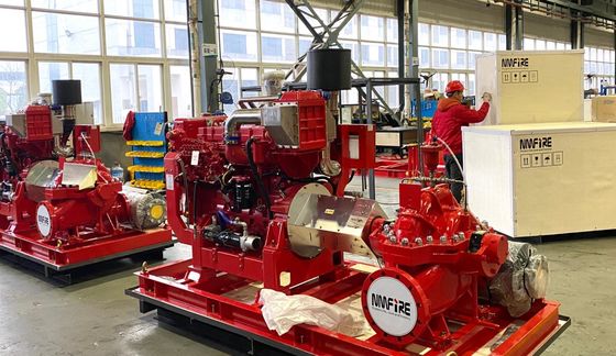 2000GPM 1480RPM Motore diesel Pompa centrifuga per la lotta contro gli incendi