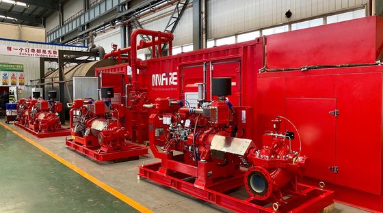 750GPM 196PSI UL Split Case Centrifugal Pump per la lotta contro gli incendi Pompa a cassa divisa orizzontale