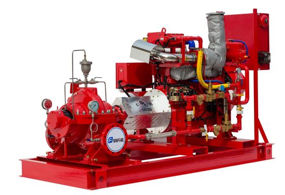5000GPM 174PSI Motore diesel UL FM Split Case Pompa antincendio con controllore Tornatech Motore diesel pompa antincendio