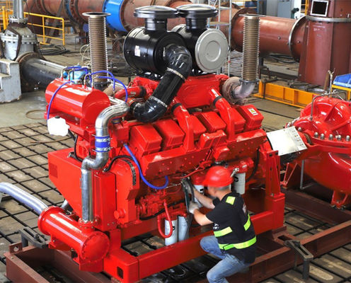 Motore a pompa di fuoco diesel raffreddamento ad acqua con 1900-3000 giri al minuto Velocità a 305 CV