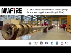 Pompa antincendio a turbina verticale a motore diesel NMFIRE UL/FM per applicazioni offshore
